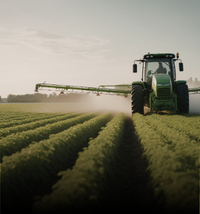 Truck spraying paraquat